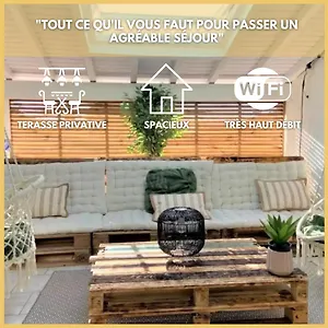 Le Paisiblement Votre 3 Ch, Terrasse, Clim, Park Montauban